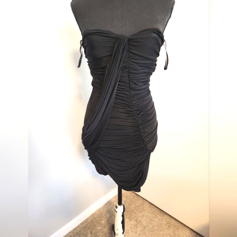 Black Bebe cocktail dress